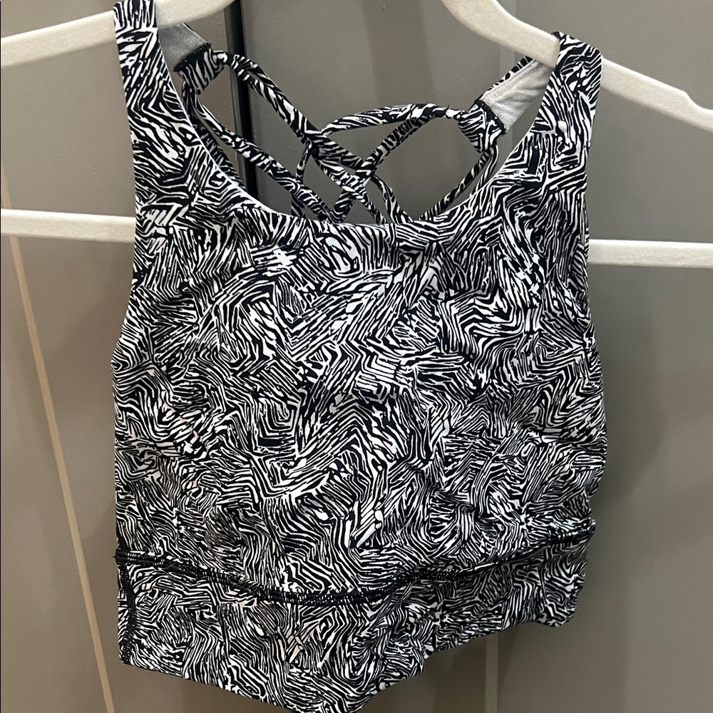 LuluLemon Zebra Print Bra